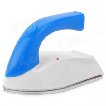 Portable Mini Smart Temperature Electric Iron Blue