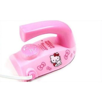Portable Mini With Temperature Control Electric Iron Hello Kitty